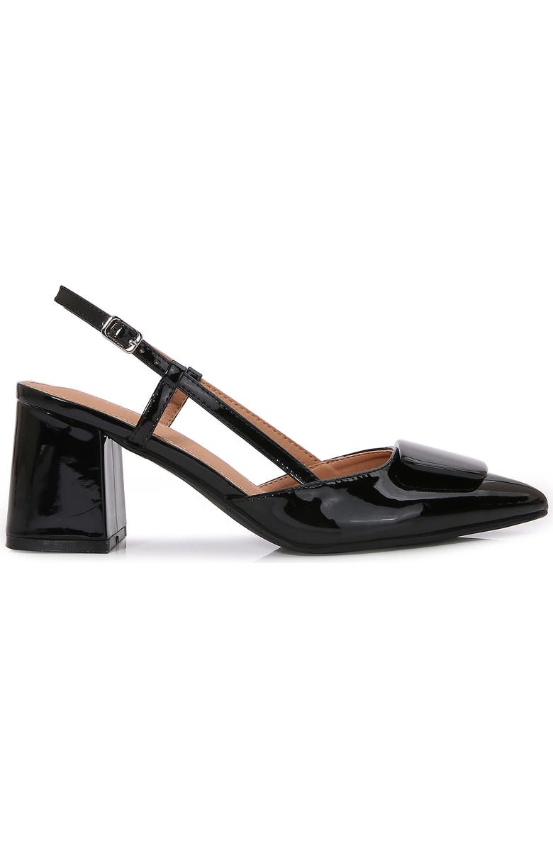 BERNESS Charlize Pointed Toe Slingback Pump, Alternate, color, Black