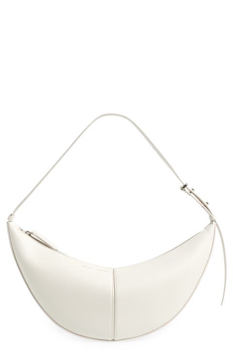 Slide Leather Hobo Bag