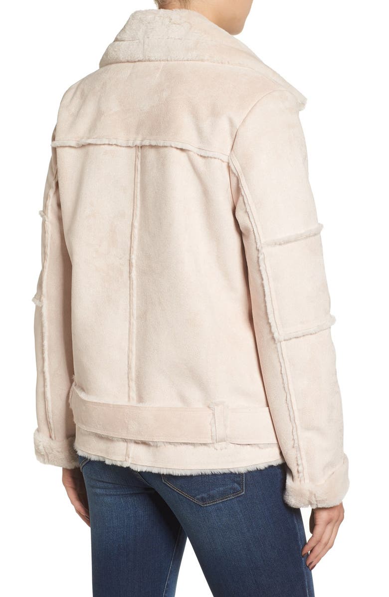J.O.A. Faux Shearling Jacket, Main, color,
