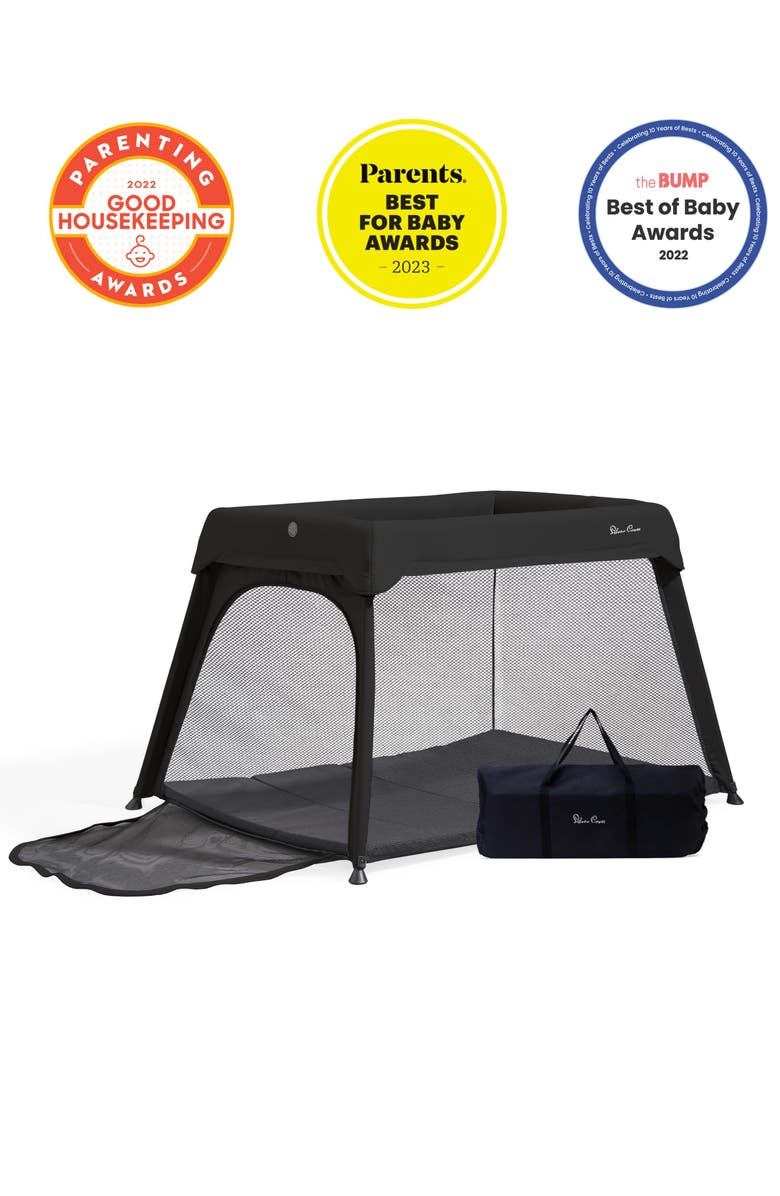 Silver Cross Sleep & Go Travel Crib, Bassinet and Playard, Alternate, color, Carbon