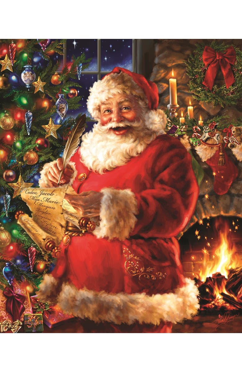 Sunsout Hes Checking it Twice 1000 piece Jigsaw Puzzle for Adults, Alternate, color, Multicolor