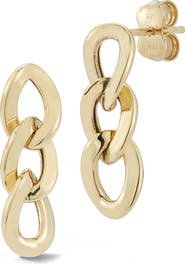 Ember Fine Jewelry 14K Curb Link Drop Earrings