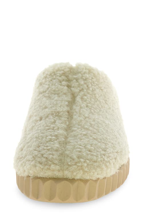 Voile Blanche Gina Faux Shearling Clog In Brown