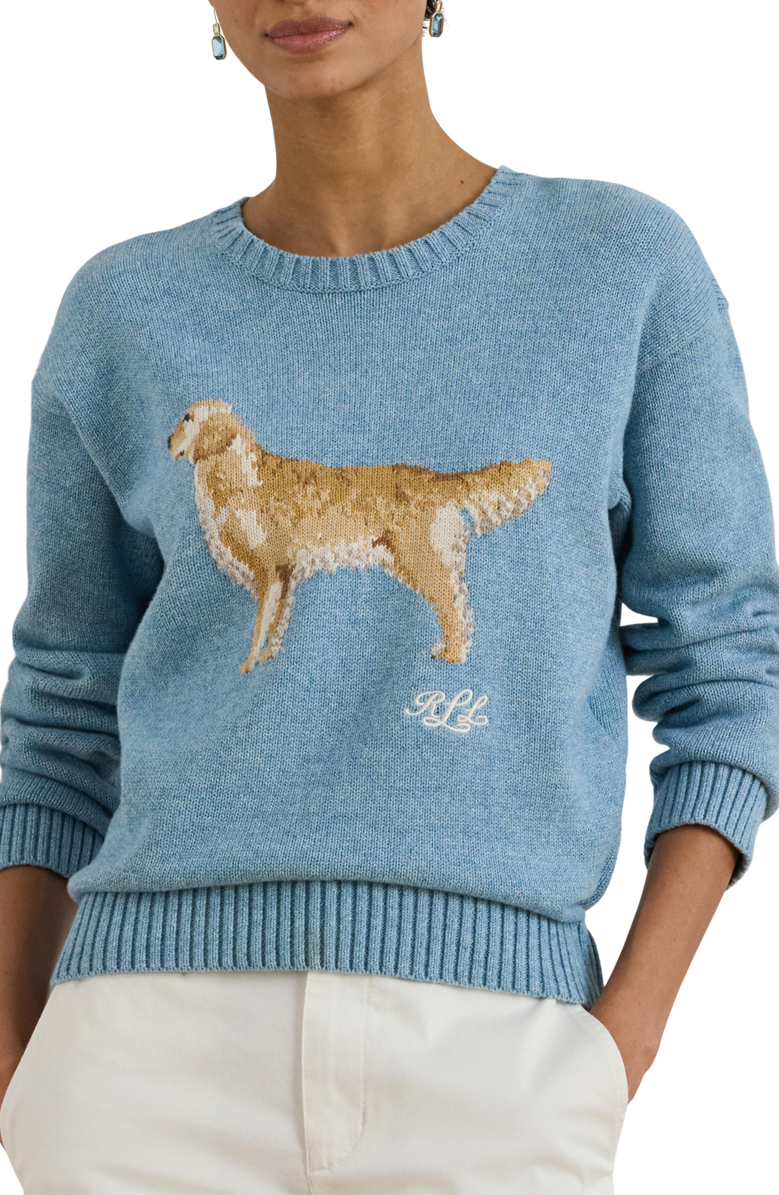 Intarsia Dog Sweater