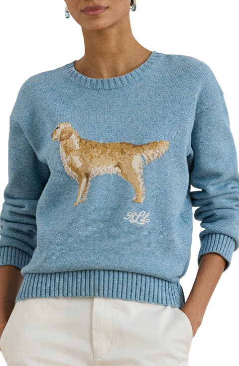 Intarsia Dog Sweater (Regular & Petite)