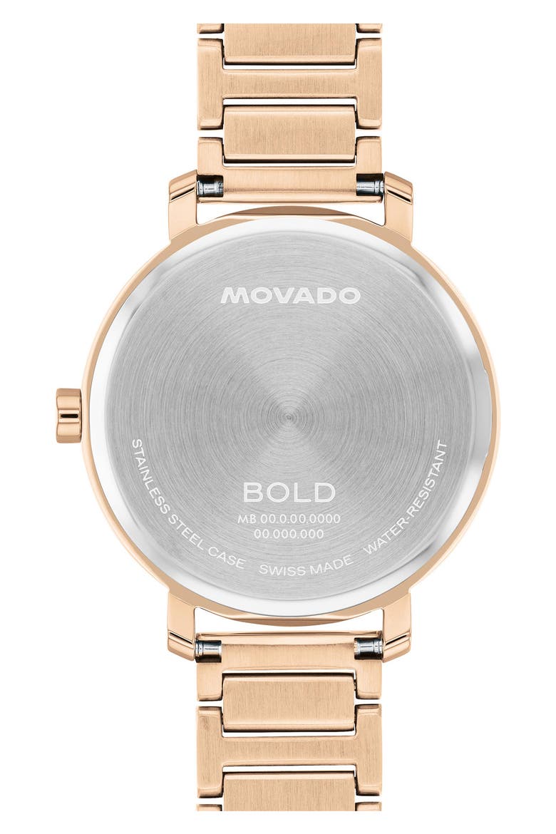 Bold Evolution 2.0 Bracelet Watch, 34mm, Alternate, color, ROSE GOLD