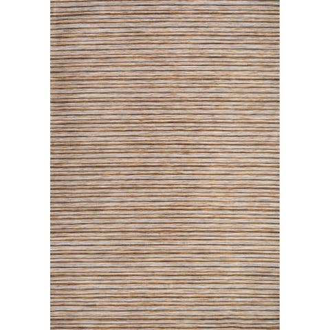 Finn Modern Farmhouse Pinstripe Indoor/Outdoor Area Rug