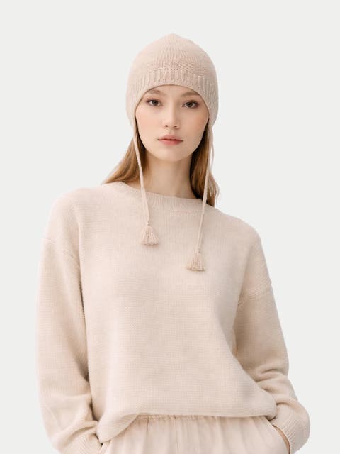 Ultimate Warmth Knit Tie Hat