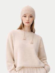 Gobi Cashmere Ultimate Warmth Knit Tie Hat