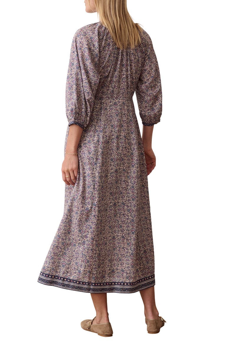 Willow Maxi Dress, Alternate, color, BLUE FLORAL