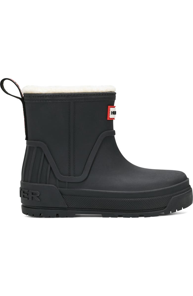 Hunter Kids' Hunger Gracey Insulated Waterproof Rain Boot, Alternate, color, Black