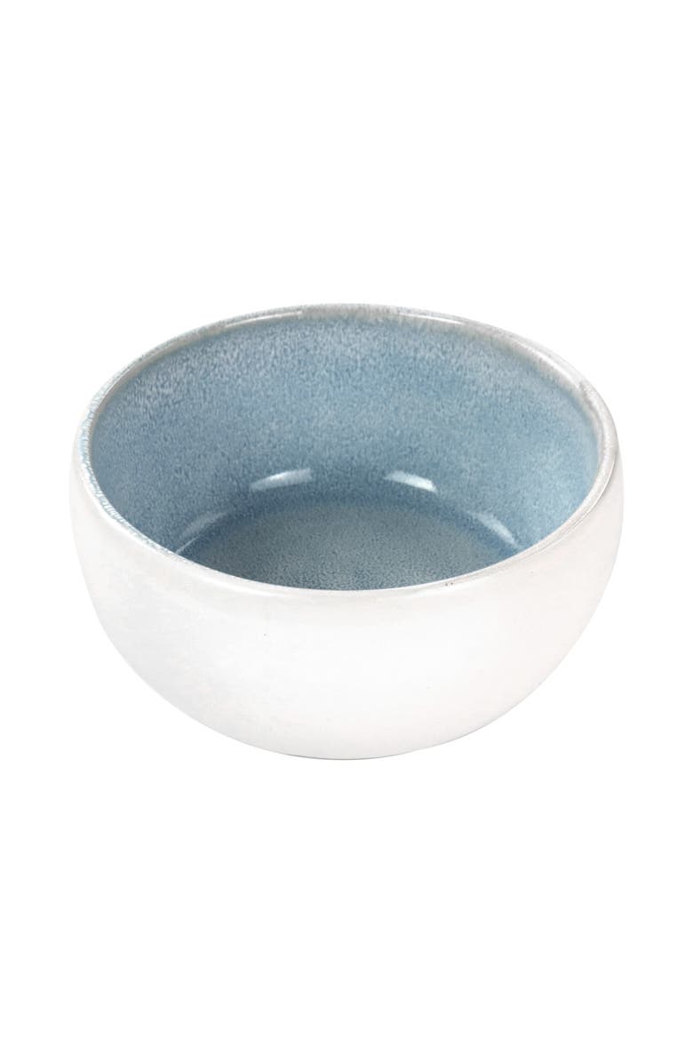 Elama Mocha 16 Piece Stoneware Dinnerware Set, Alternate, color, White