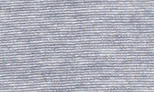 Matty M . Notched Collar Knit Blazer In Blue