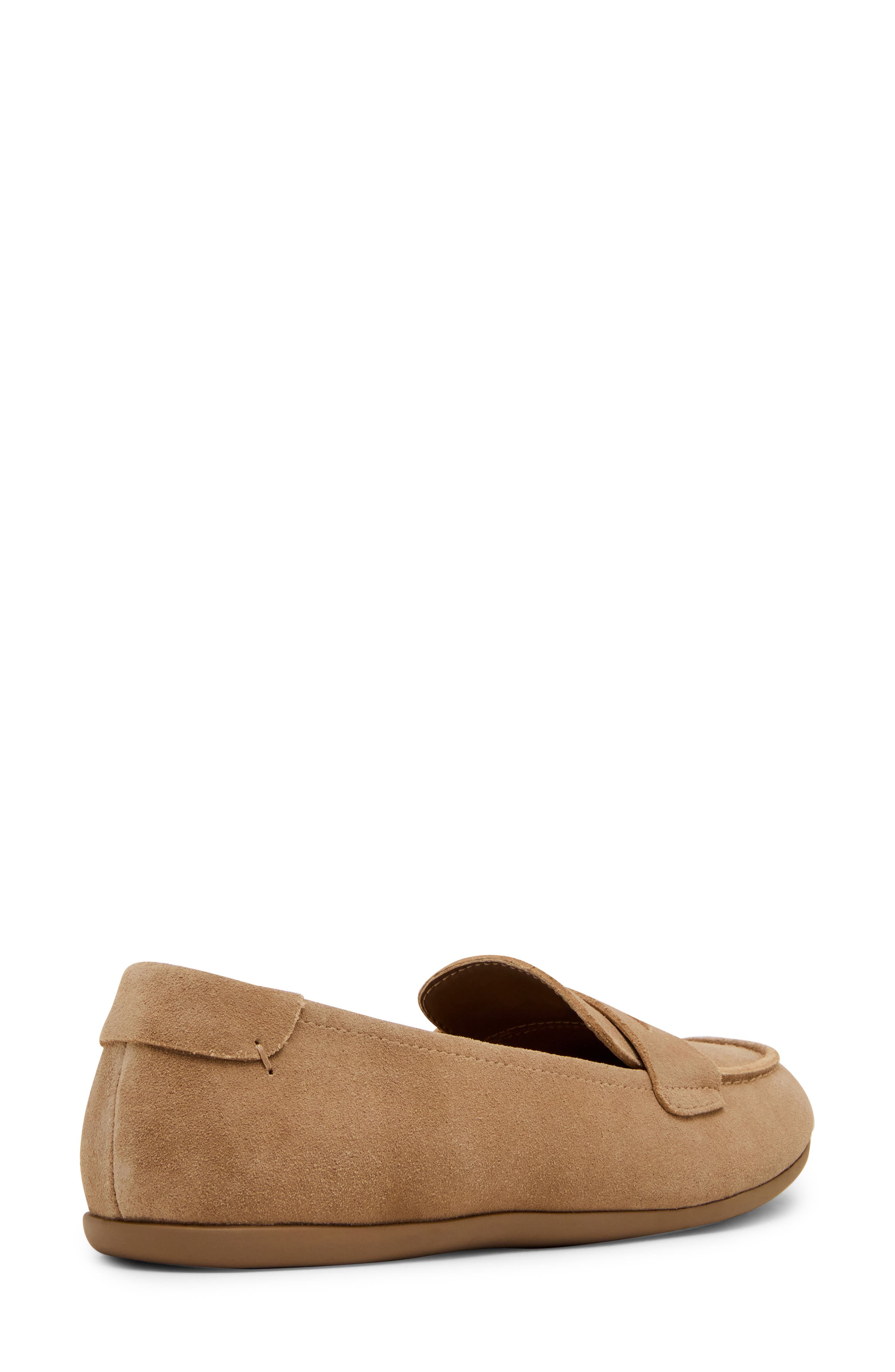 Felisha Waterproof Loafer, Alternate, color, ALMOND SUEDE