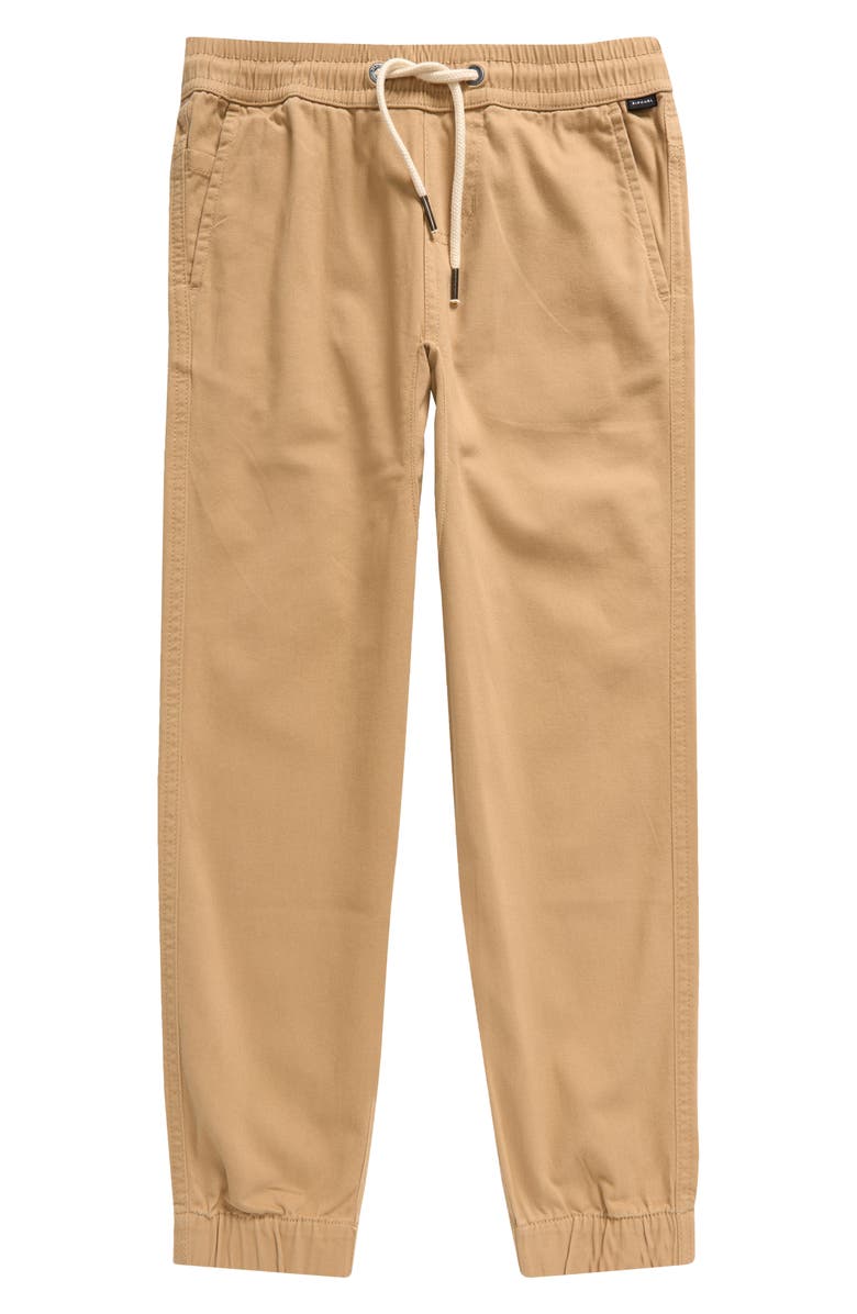 Rip Curl Kids' Epic Stretch Twill Joggers, Main, color, Khaki
