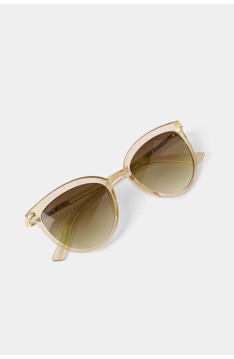 Katie Loxton Ravello Sunglasses in Nude Transparent, Alternate, color, Nude
