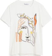 Desigual Abstract Cotton Graphic T-Shirt