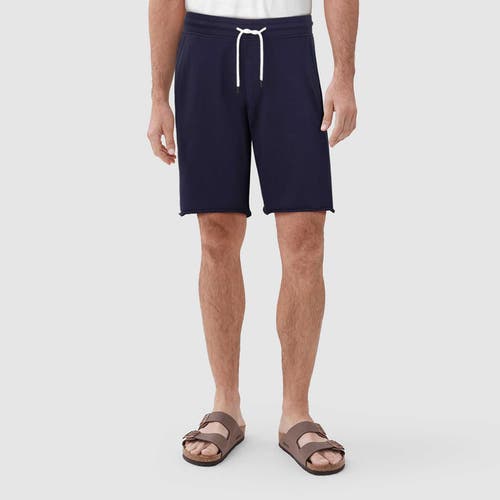 Surfside Supply Co. Sailor Drawstring Terry Short In Navy Blazer