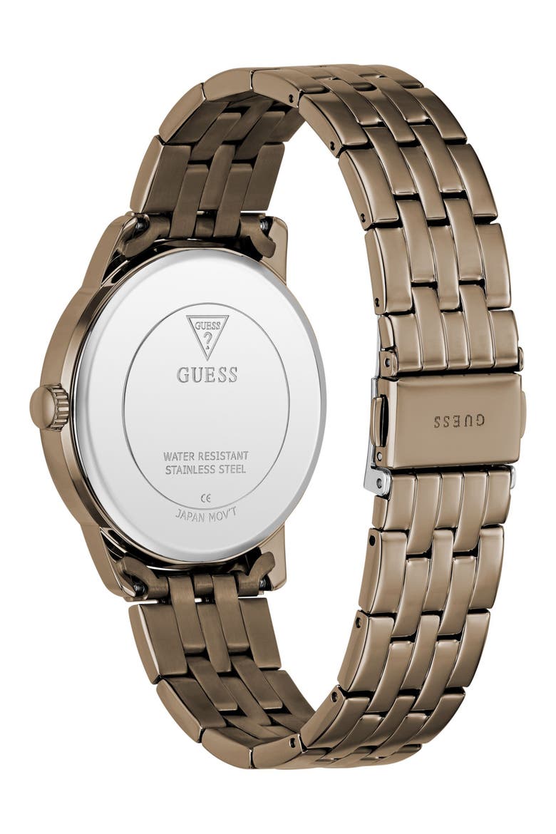 Roman Numeral Bracelet Watch, 40mm, Alternate, color, BROWN-TONE
