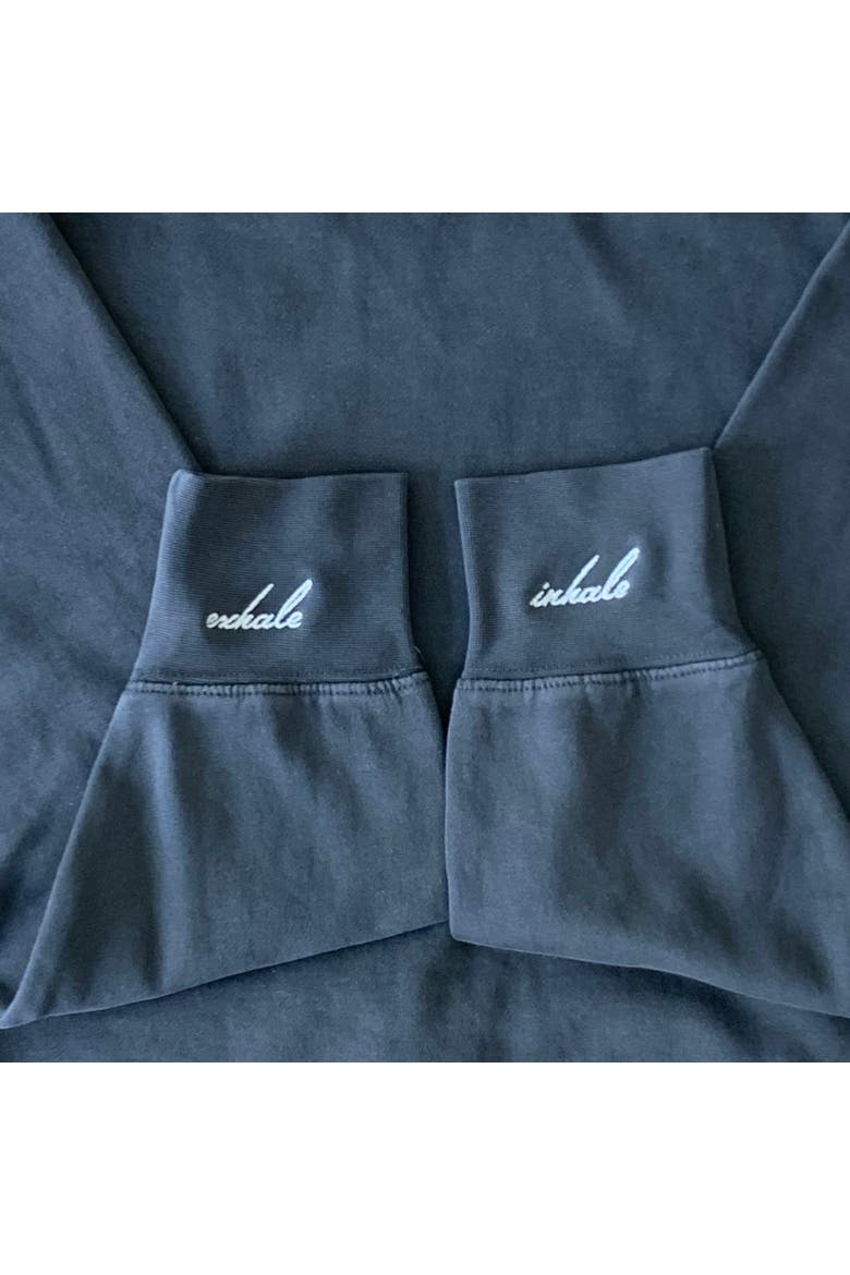 Inhale/Exhale Sweatshirt + Manifestation Kit, Alternate, color, Black