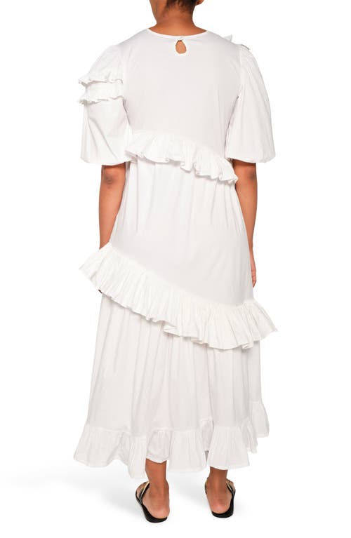 The Lulo Project Moon Dance Ruffle Maxi Dress