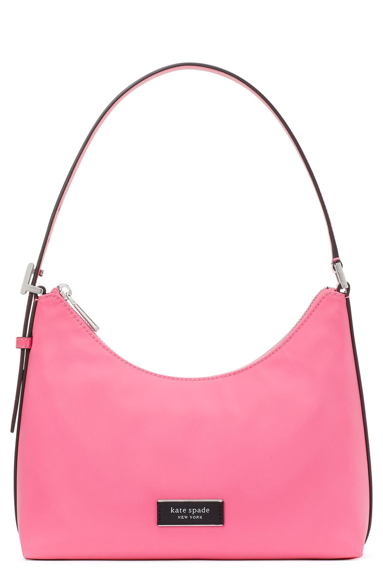 small sam icon shoulder bag, Main, color, PINK CLOUD