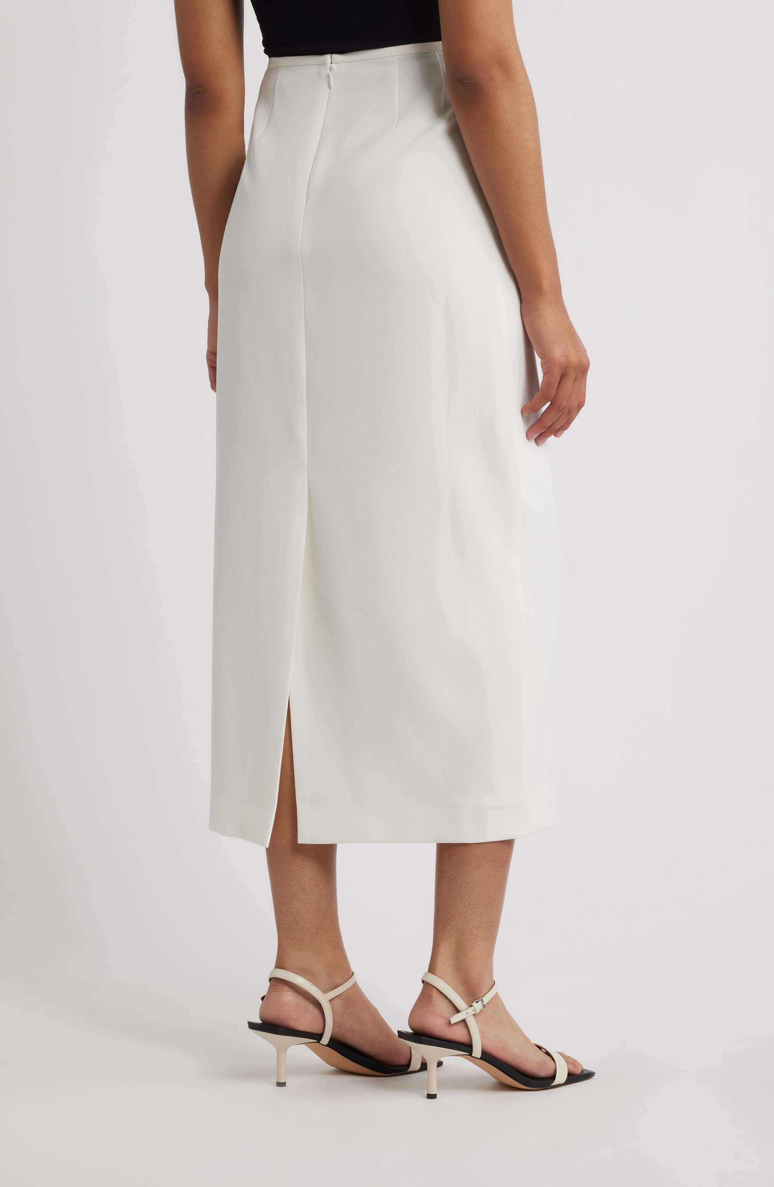 Stretch Midi Skirt - image 4