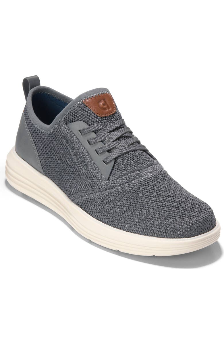 Cole Haan Grandsport Journey Knit Sneaker, Main, color, Sea Stone / Lava Smoke / Ivory