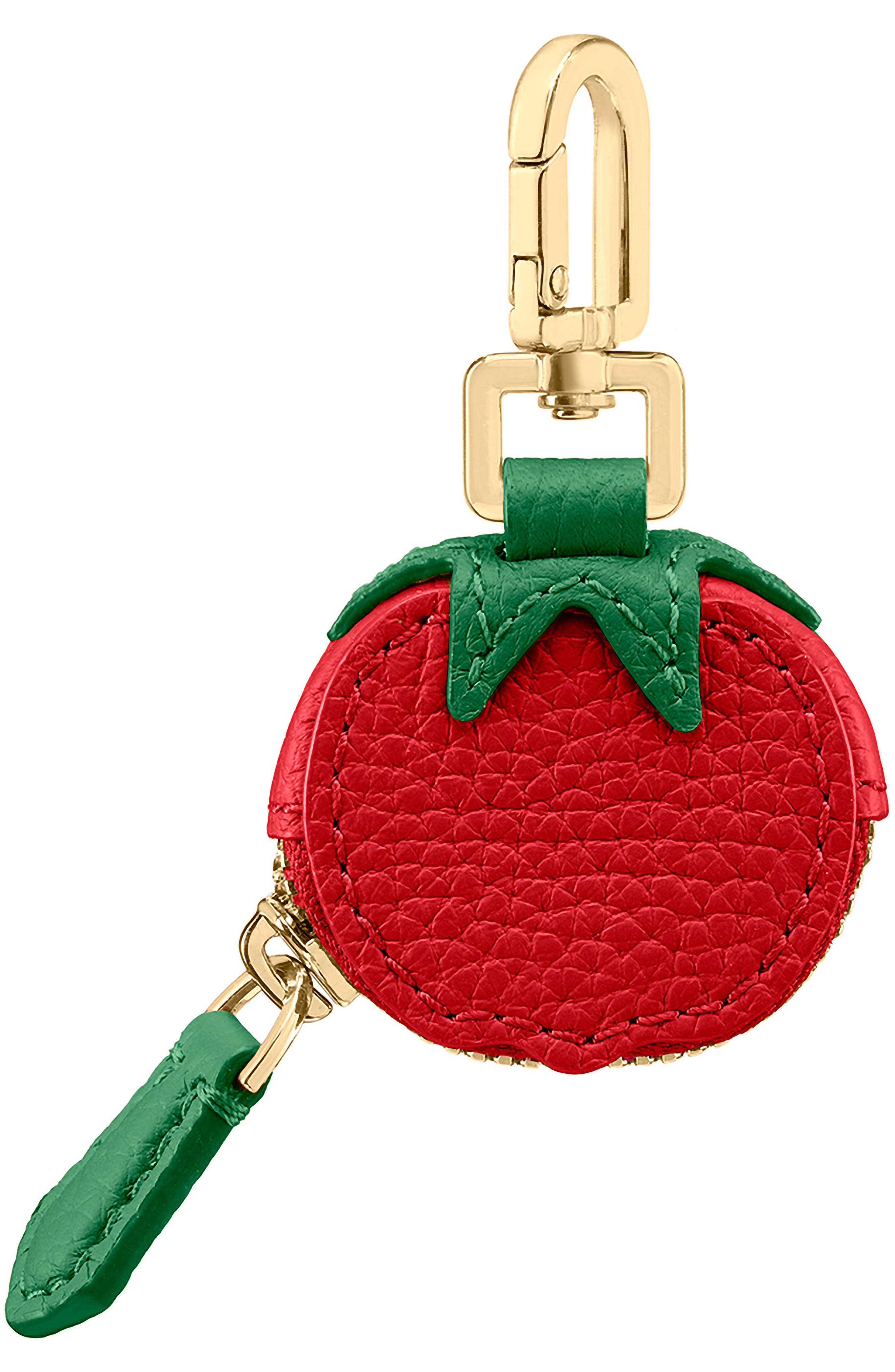 The SABREMOJI Fruit Charm, Alternate, color, Tomato