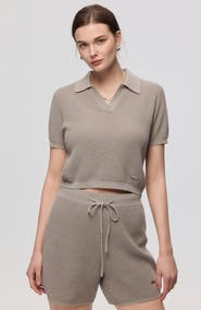 JUANA Noa Open Knit Shorts