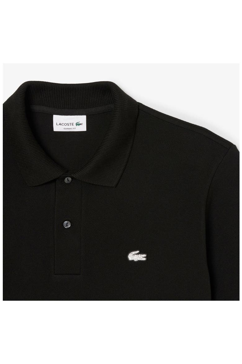 Classic Fit Cotton Polo, Alternate, color, BLACK