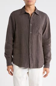 Madewell Linen & Organic Cotton Button-Up Shirt