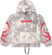 PLEASURES Hunt Oversize Camo Cotton Canvas Hoodie