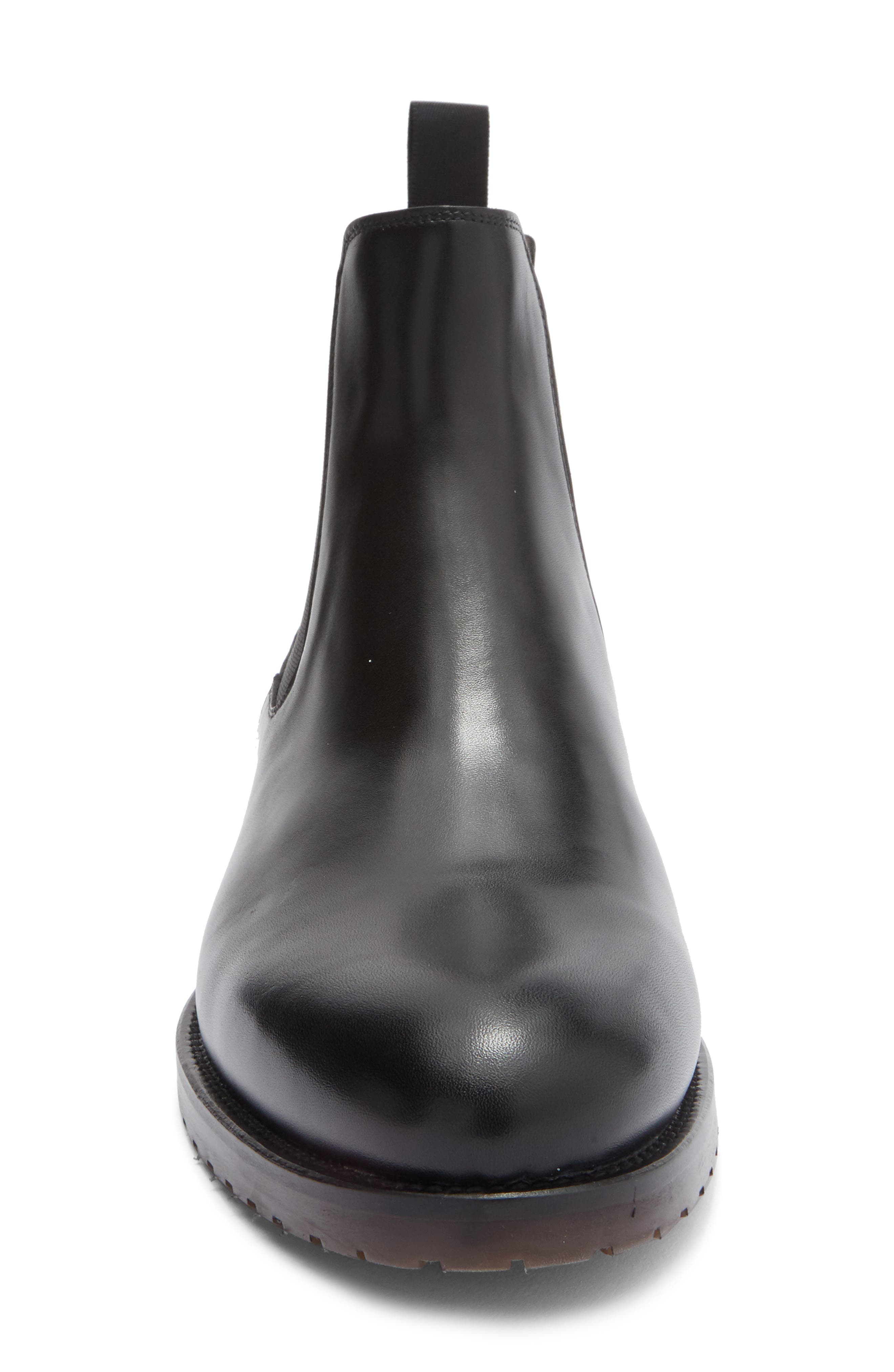 Magnanni Kam Chelsea Boot, Alternate, color, Black