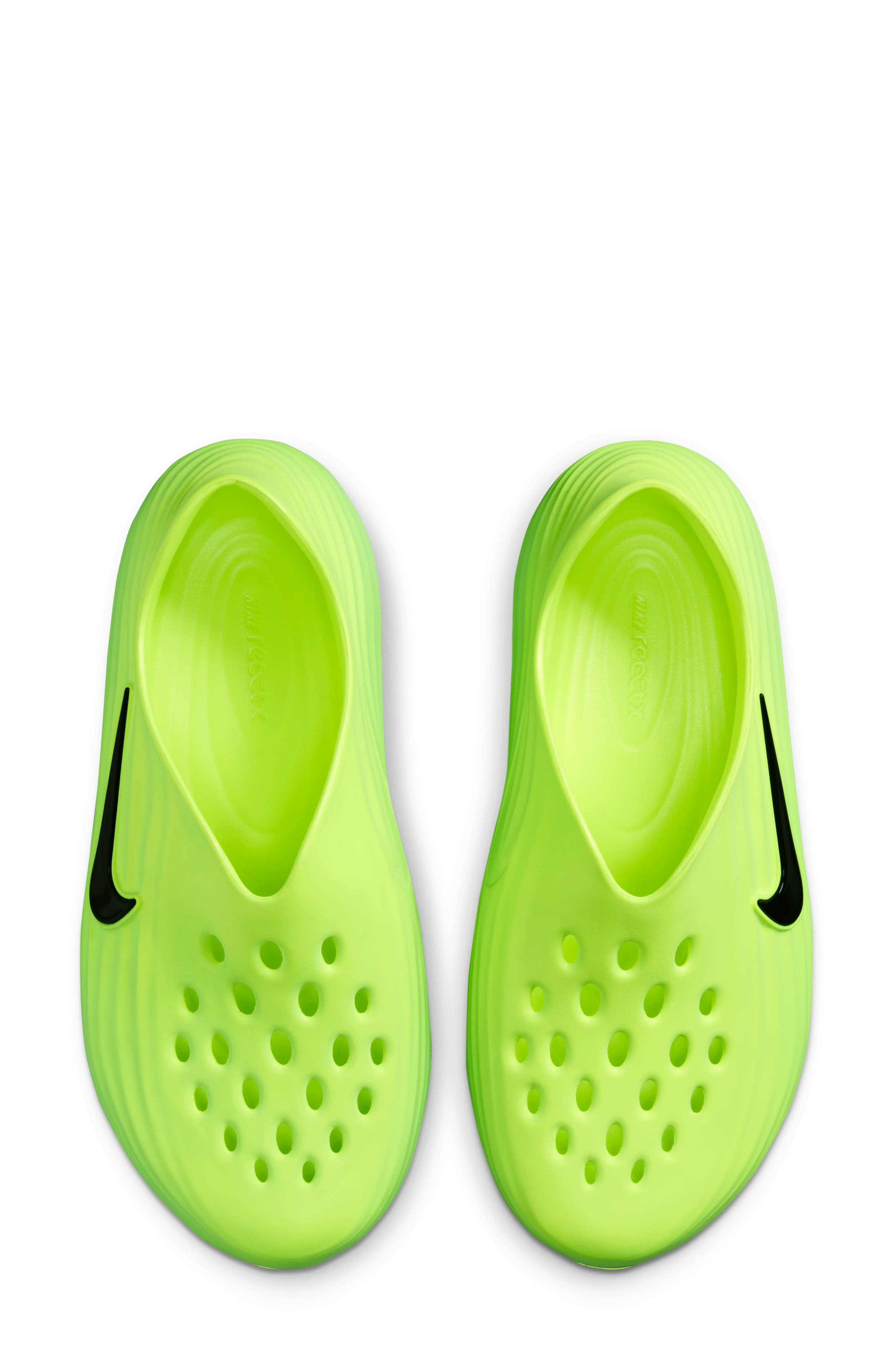 Nike ReactX Rejuven8 Slip-On, Alternate, color, Green Strike/ Volt/ Black