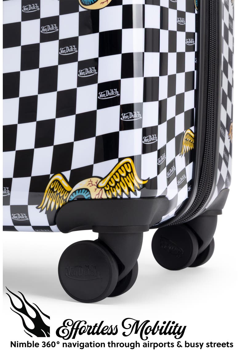 Vision Board Expandable Hardside Spinner Carry-on Suitcase, Alternate, color, Vision Board