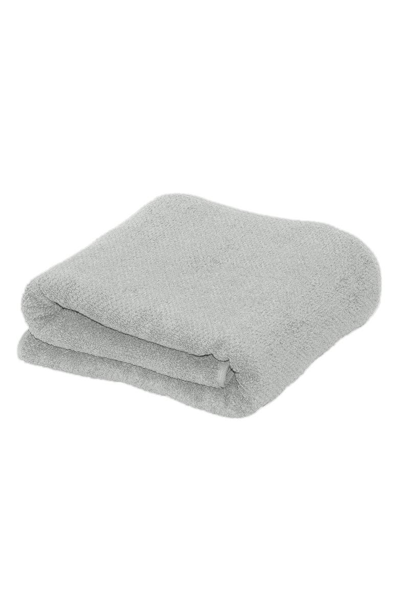 Woven & Weft Cotton Bath Sheet, Main, color, Light Grey