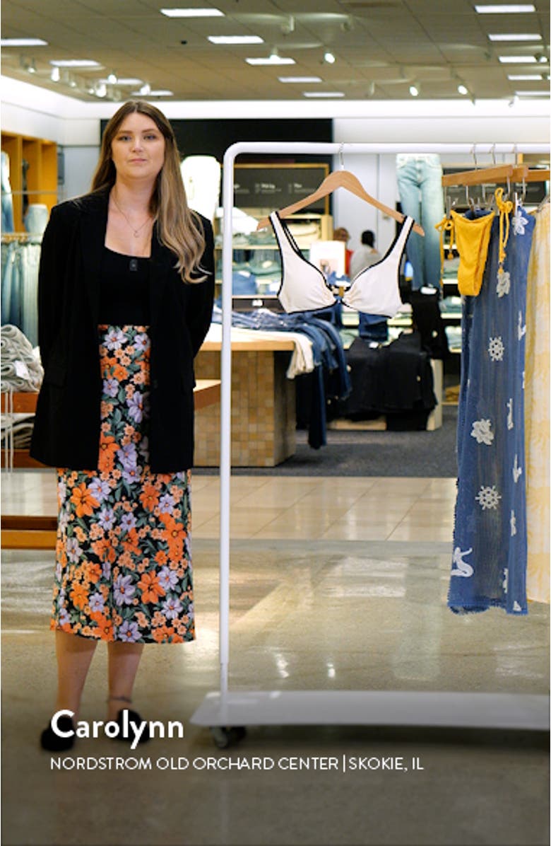 Colorblock Ring Bikini Top, sales video thumbnail