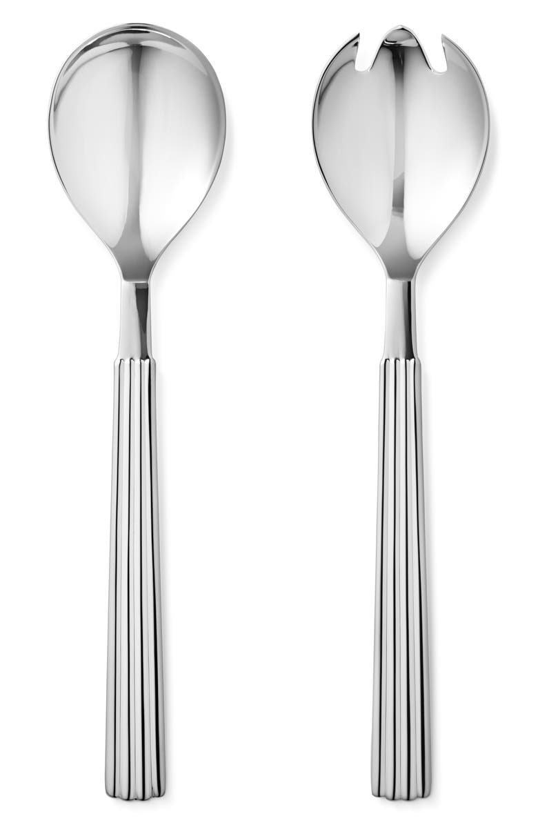 Georg Jensen Bernadotte Salad Serving Set, Main, color,