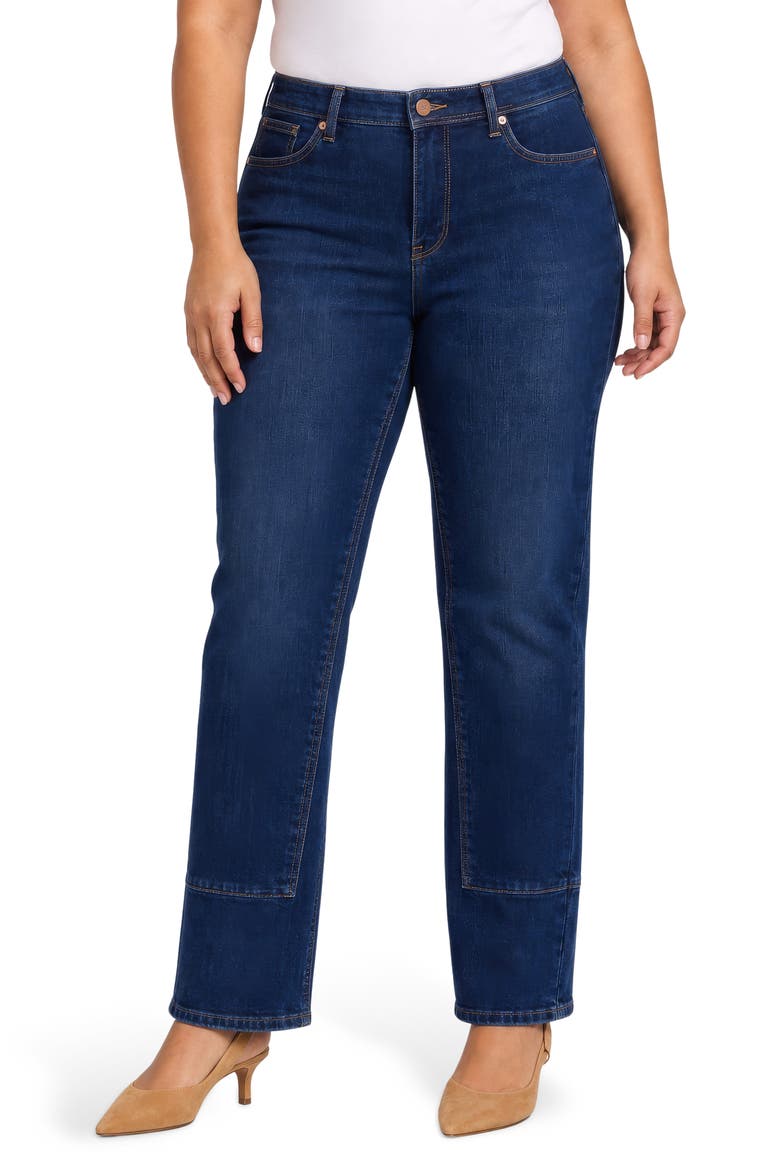 Brooke High Waist Relaxed Straight Leg Jeans, Main, color, SKYLARK