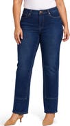 NYDJ Brooke High Waist Relaxed Straight Leg Jeans