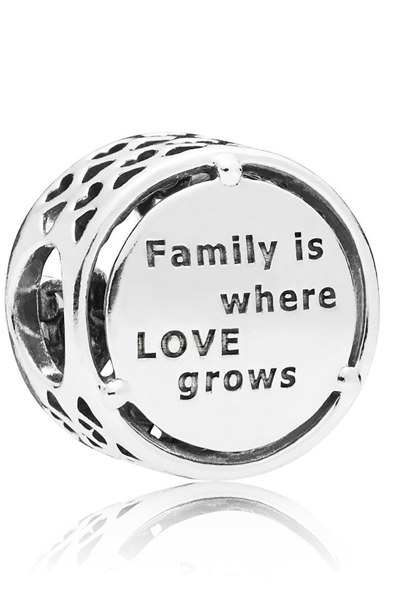 PANDORA Family Tree Charm, Alternate, color, 