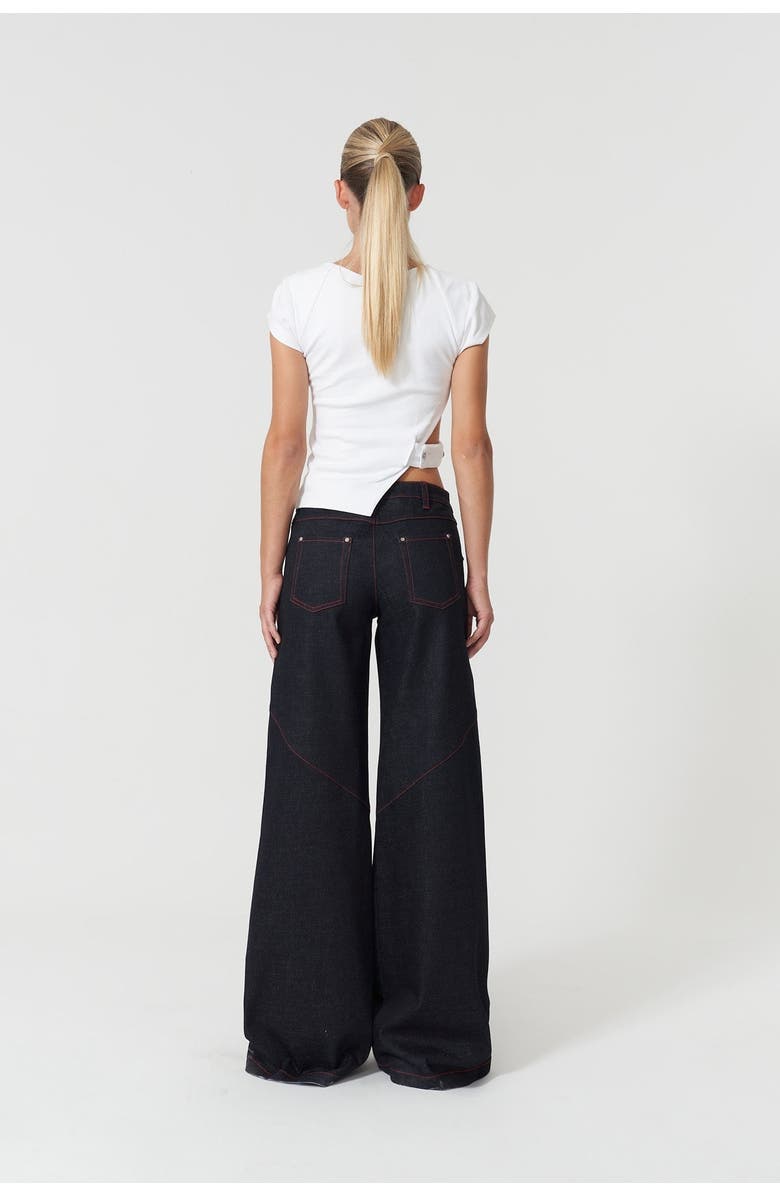 Jendue Davidson Wide Leg Pants, Alternate, color, Deep Blue