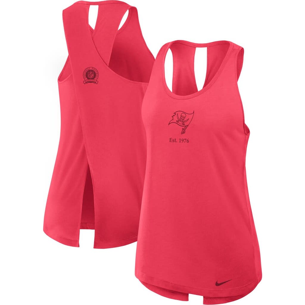 Nike Tampa Bay Buccaneers Established Women's Dri-fit Nfl Tank Top In Pink