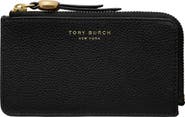 Tory Burch Romy Leather Zip Card Case