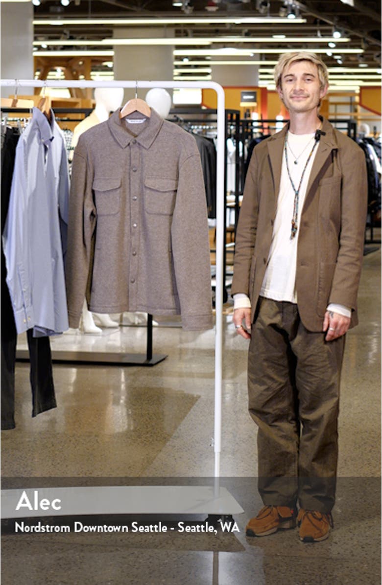 Barrie Microcheck Performance Twill Button-Down Shirt, sales video thumbnail