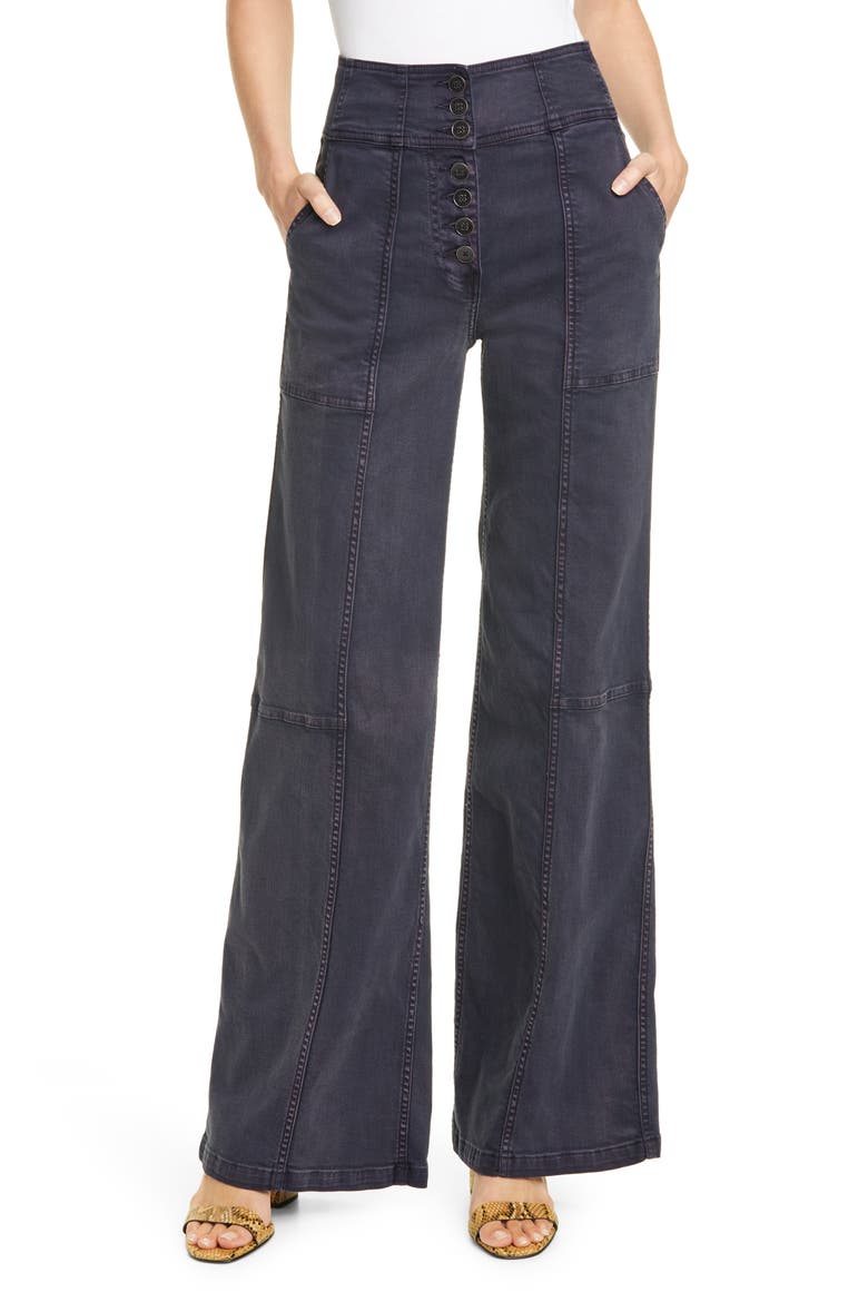 Greer Wide Leg Jeans, Main, color, CHARCOAL