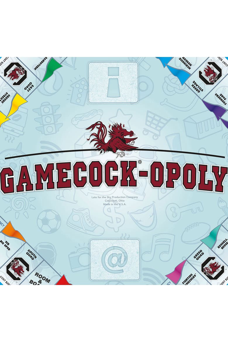 South Carolina Gamecockopoly Monopoly Board Game, Alternate, color, Multicolored