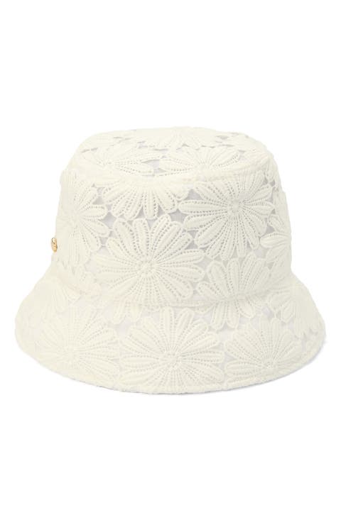 daisy lace bucket hat