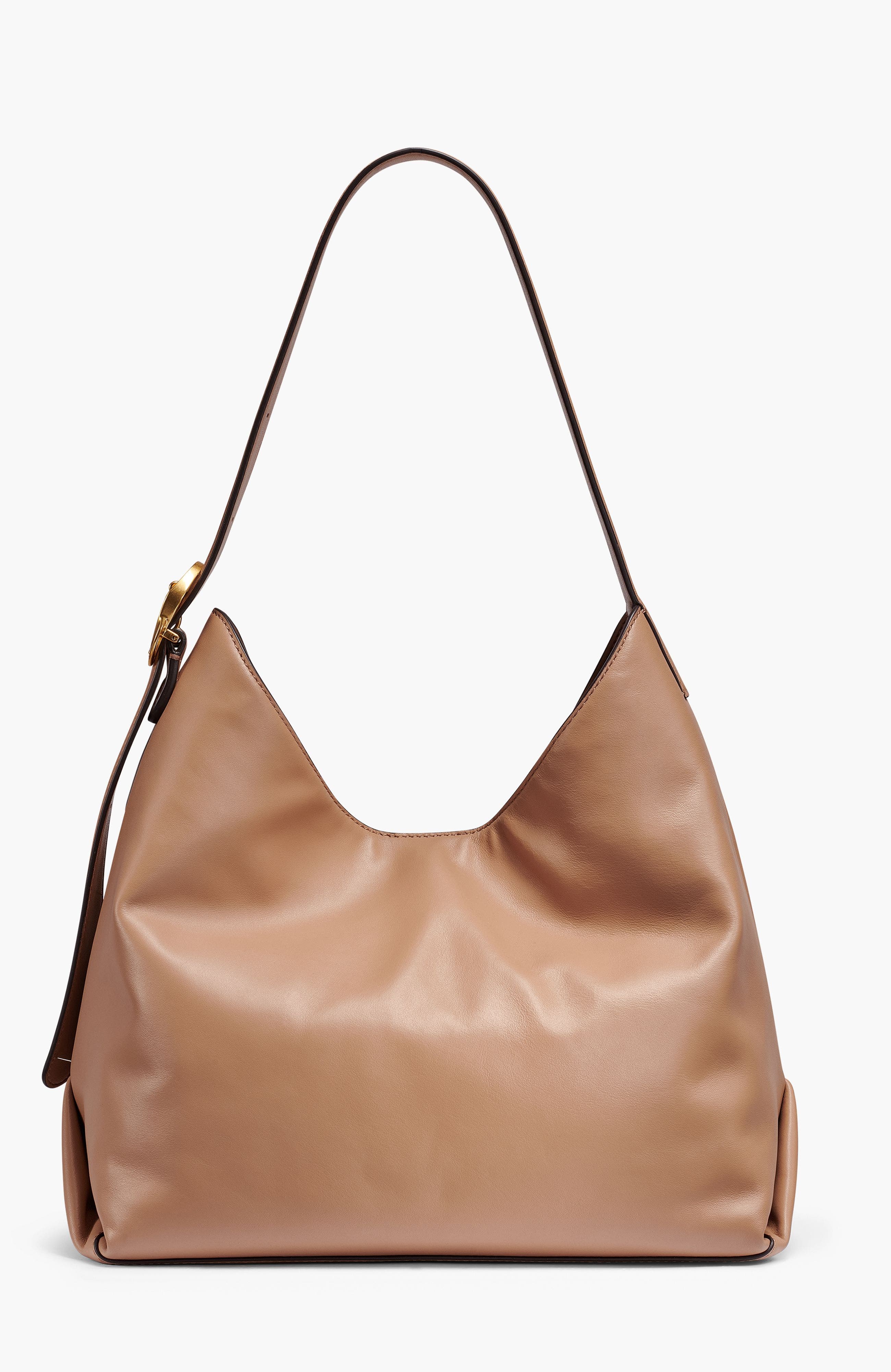 Brocade Hobo Bag, Main, color, Toasted Almond